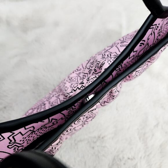 NEW Playboy Bunny Y2K Pink Patterned Graphic Shoulder Tote Women's Bag - Picture 8 of 12